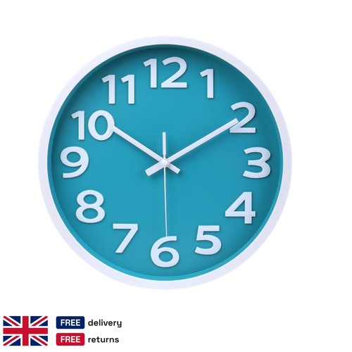 Silent square wall clock 30cm - square,