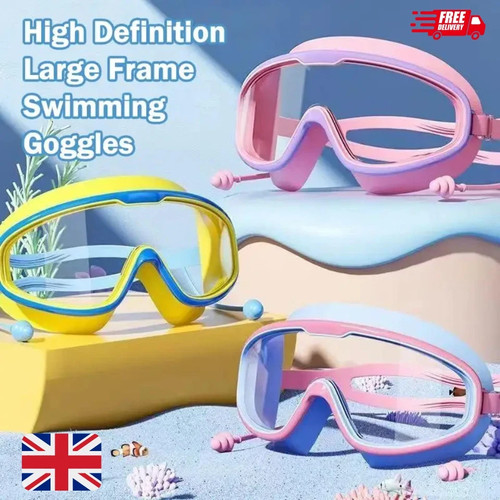 Kids anti fog swimming goggles - swimming,