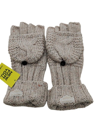 Superdry men gloves cream - superdry,