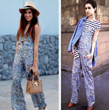 ZARA BLUE FLORAL PRINT