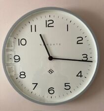 Newgate 53 cm diameter Wall Clock white face and acrylic grey plastic 6cm depth