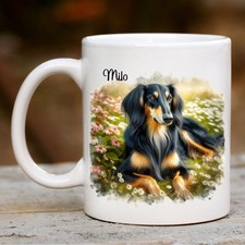Personalised Saluki Mug, Pet