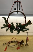 Vintage Lot of 3 Brass French