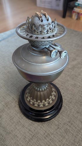 Vintage kerosene lamp a - on,