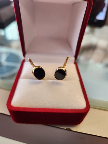 Avedon cufflink 14k onix - avedon,