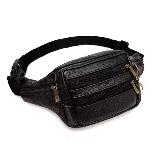 Genuine leather travel waist - leather,