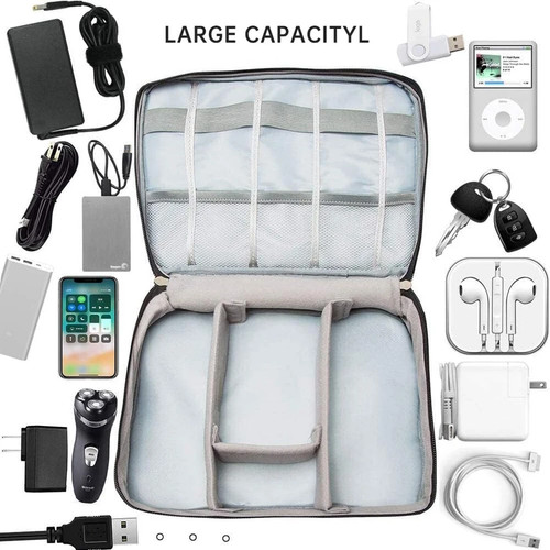 Travel cable organizer bag - cable,