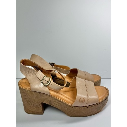 Born beige leather platform - born,
