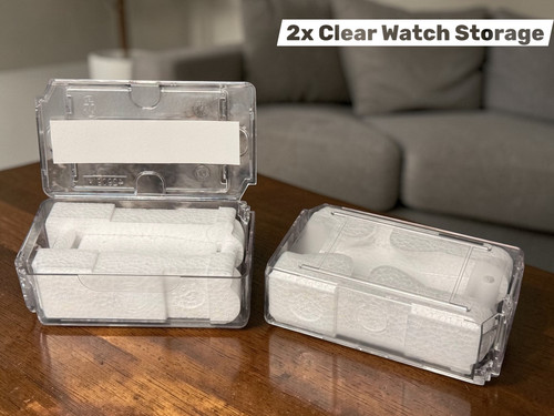 Clear watch storage - watch,