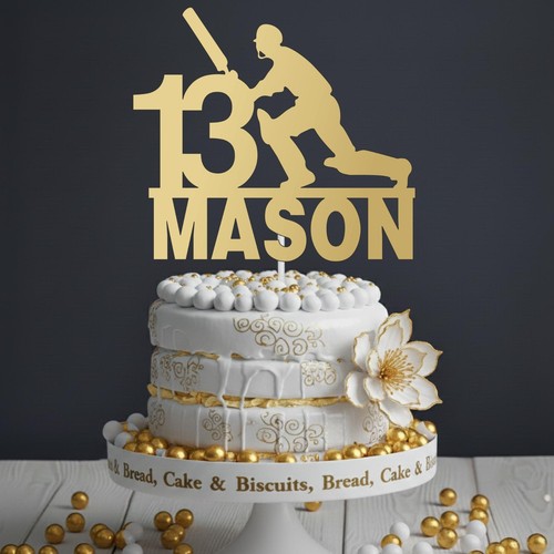 Personalised cricket cricketer - personalised,