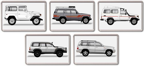 Fridge magnet toyota land - fridge,