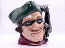 Royal Doulton D6528 Dick Turpin Large Toby Jug
