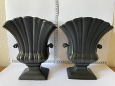 2 x SHORTER & SONS Black Urn