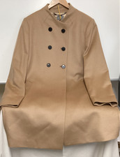 Jaeger 100% Wool Coat Camel Colour Size 16 (PNH)