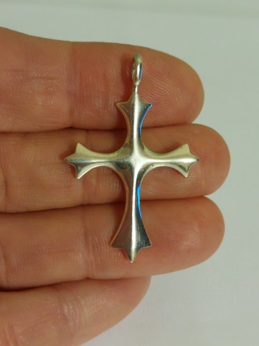 925 silver cross pendant - silver, 4.6g