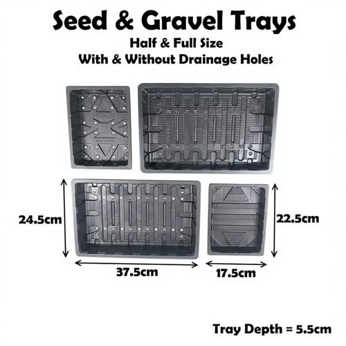 Seed tray gravel trays full - gravel, +