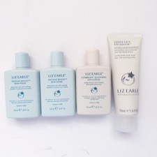 Liz Earle Travel Bundle Skin Tonic 50ml Eyebright Lotion 50ml Exfoliator 50ml 