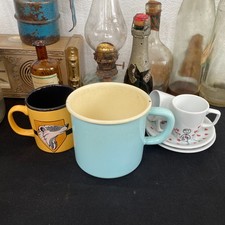 Antique blue enameled - blue,