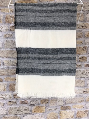 Warehouse white grey blanket - warehouse,