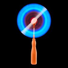 2 Orange Flashing LED Spinning