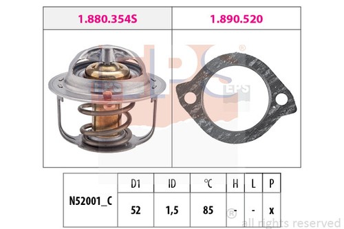 Eps 880 354 - 1.880.354, thermostat