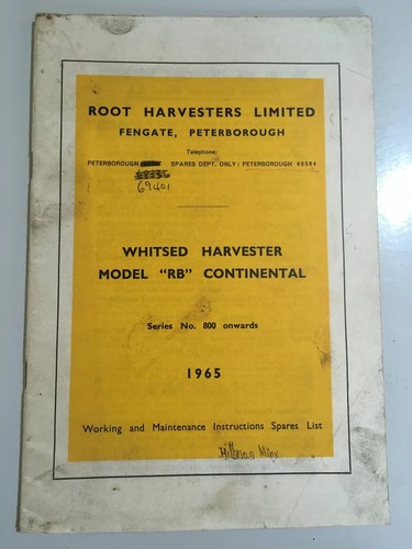 Whitsed harvester instructions - whitsed,