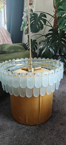 Glass chandelier ceiling - chandelier, light