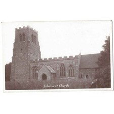 BOLNHURST St Dunstan Church, RP Postcard Unused