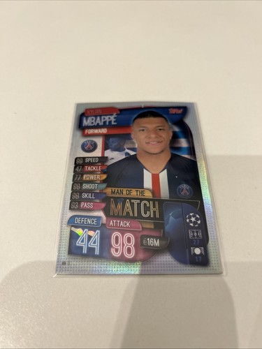 2019 kylian mbappe topps - mbappe,