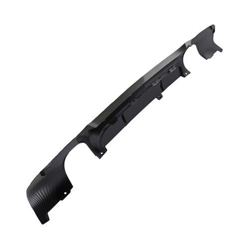 Carbon fiber rear bumper lip - carbon,