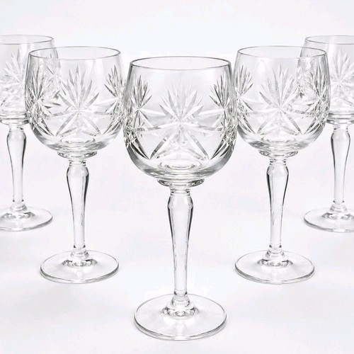 Vintage hand cut crystal hock - vintage,