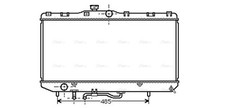 AVA Coolant Radiator TO2146