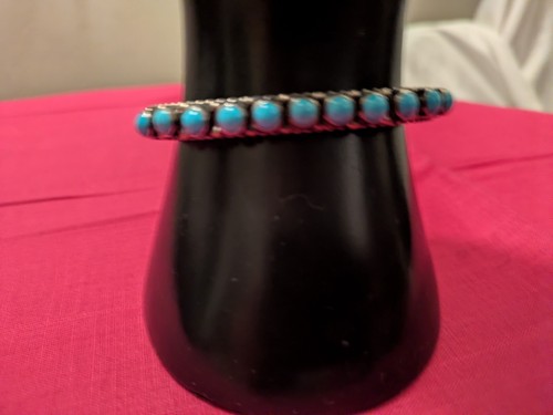 Native american sterling cuff - native,