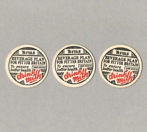 Milk bottle tops new - milk,