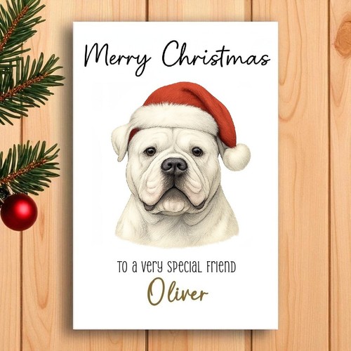 Personalised american bulldog - personalised,