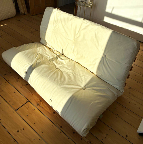 Beige folding convertible - beige,