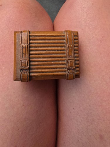 Vintage miniature wooden - miniature,