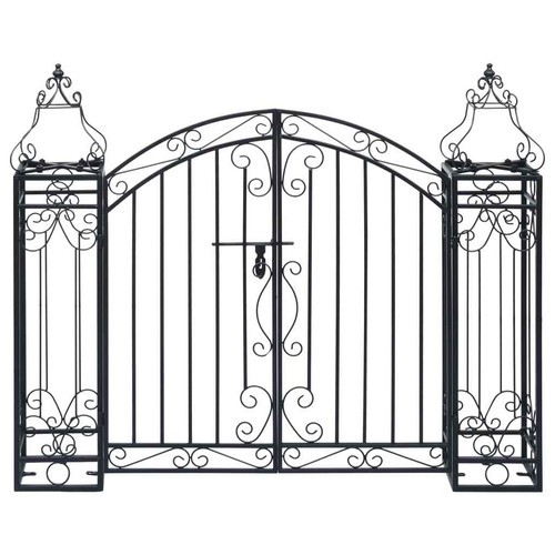 Ornamental garden gate wrought - garden,