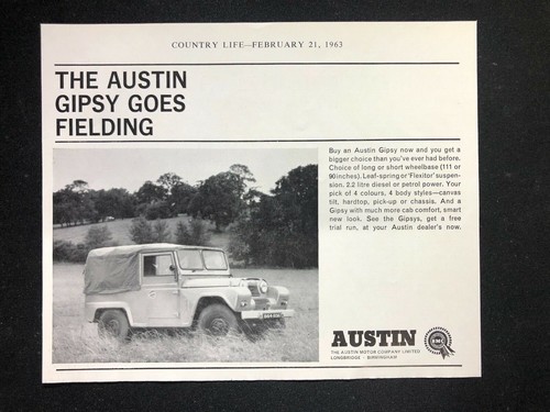 Bmc austin gypsy goes - gypsy,