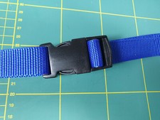 25mm Black Plastic Side Release Buckles for 25mm webbing straps - UK Seller 