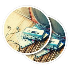 Vinyl stickers old - 2x,