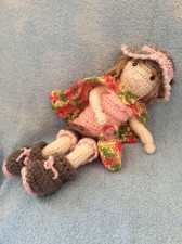 Hand made Crochet  Toy lady