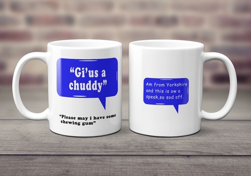 Yorkshire mug us a chuddy - mug,