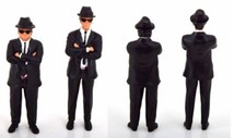Movie Statue Model Figure Blues Brothers 2 Figurines Jake and Elwood
