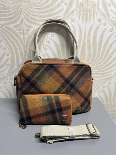 House tweed orange - tweed, brown