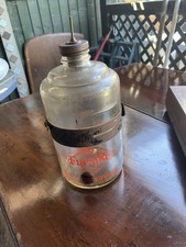 FYRSIDE RIPPINGILES Vintage Retro Paraffin Heater Fuel Glass Bottle.  