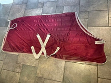 LeMieux Arika Air-Tek Sheet Burgundy Cooling Mesh sweat rug 6'9 good condition 