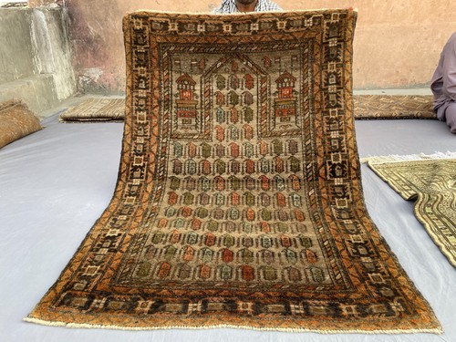 3x4 terracotta afghan baluchi - afghan,