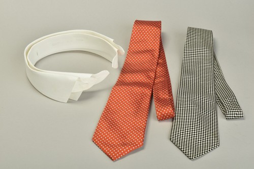 Starched shirt collars - starched,