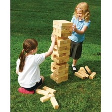 Giant Wooden Tumble Tower Game